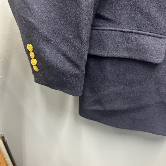 Jos A Bank Executive Collection 100% Camel Hair Blazer Navy 44R New With Tags - Picture 11 of 11